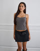 Imagen de Omaya Tailoring Corset Top en Charcoal