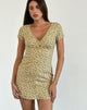 Imagen de Omoni Dress in Washed Ditsy Yellow