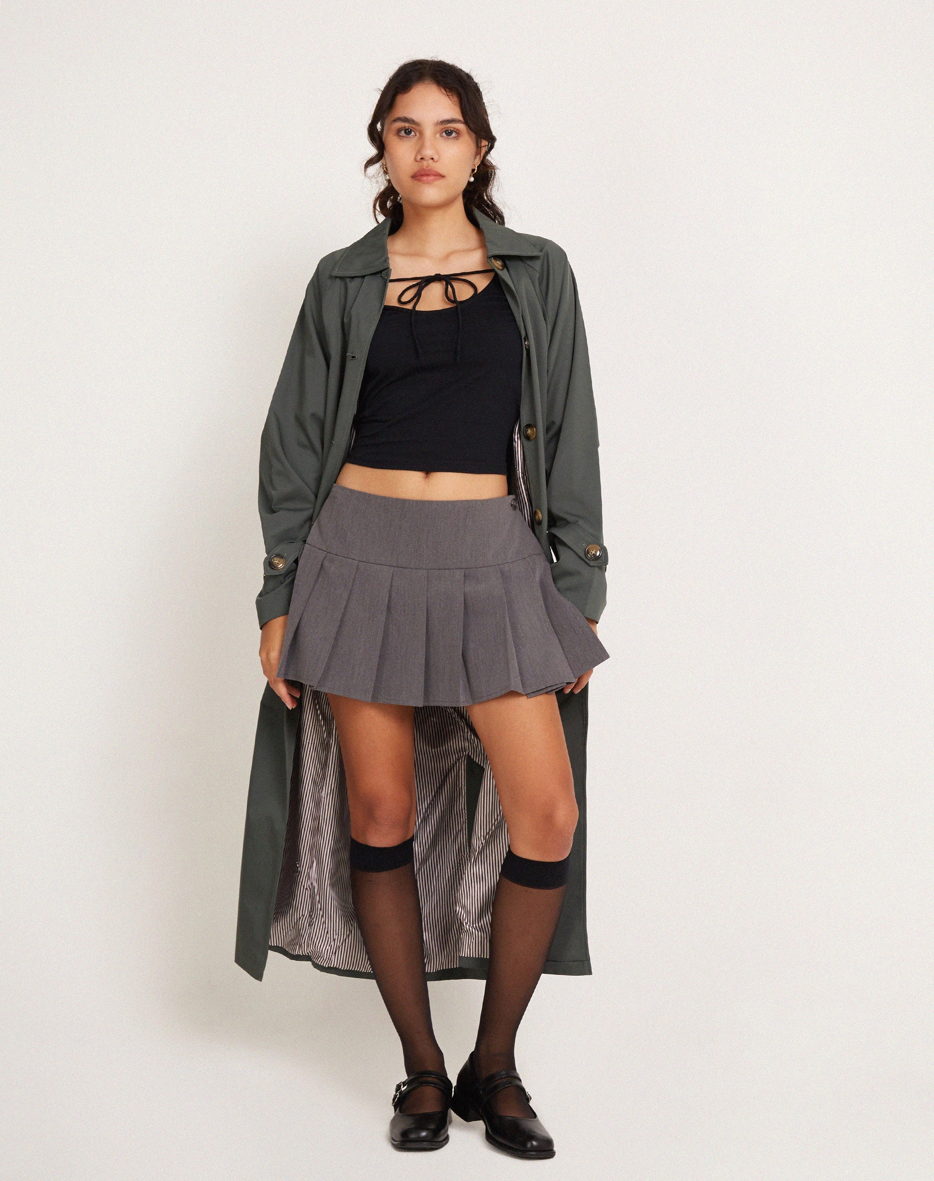 imagen de Olno Long Sleeve Top in Black