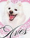 Blanco con estampado de mascota Aries Motel