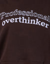 Chocolate amargo con estampado Overthinker
