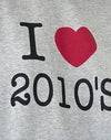 Marga gris con estampado I Love 2010's