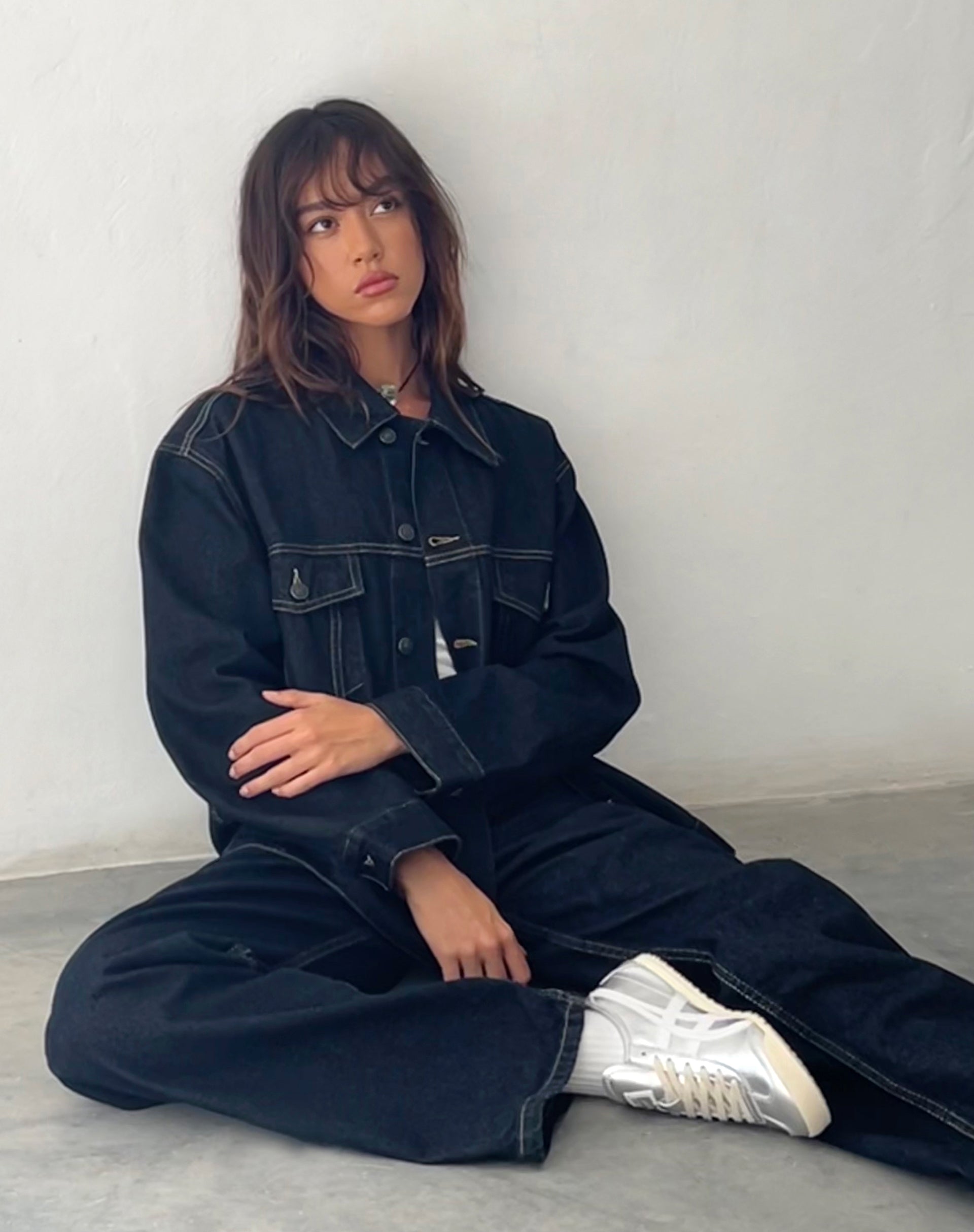 imagen de Oversized Denim Jacket in Indigo