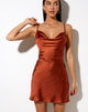 Imagen de Paiva Slip Dress in Satin Brick