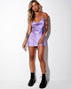 Imagen de Paiva Slip Dress in Satin Lilac