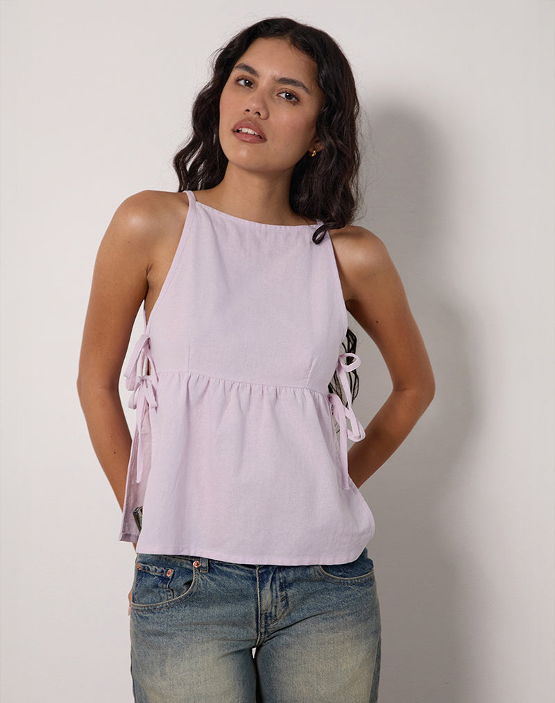Imagen de Palsi Tie Side Top en Lila Claro