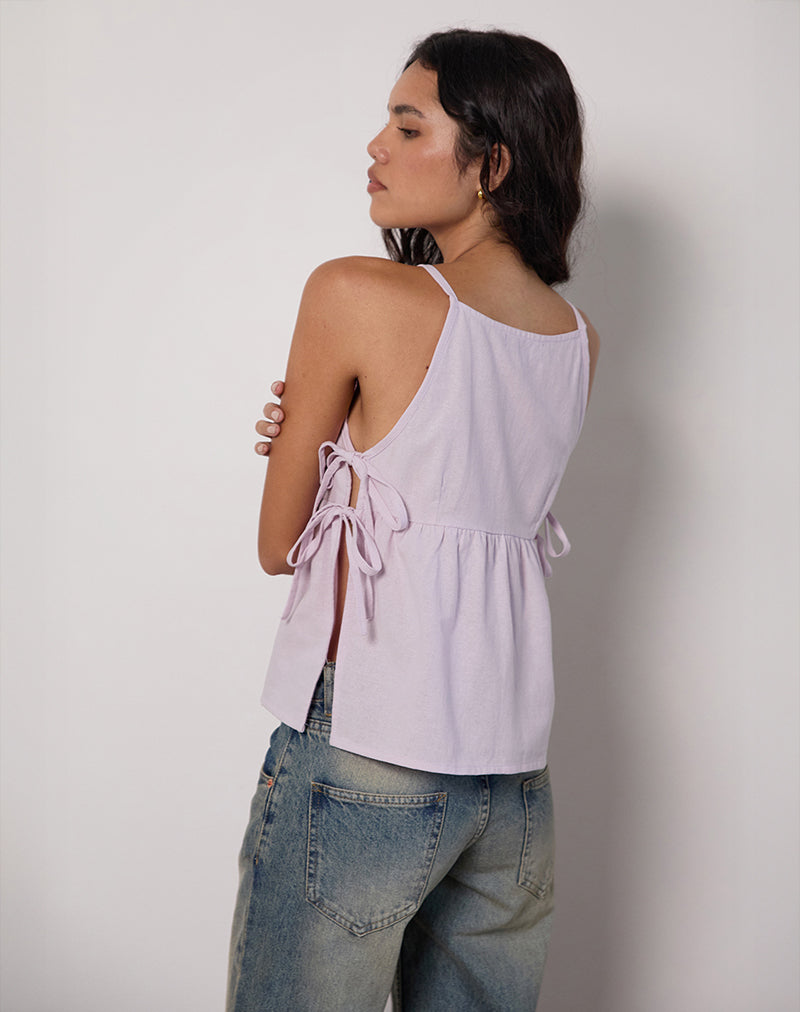 Imagen de Palsi Tie Side Top en Lila Claro
