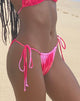 Imagen de la braguita de bikini Leyna en rosa acuarela
