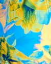 floral azul acuarela