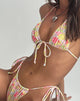 Imagen del sujetador de bikini Pamita de color rosa abstracto floral Swim