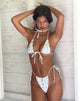Imagen de la braguita de bikini Leyna en amarillo Ditsy Floral