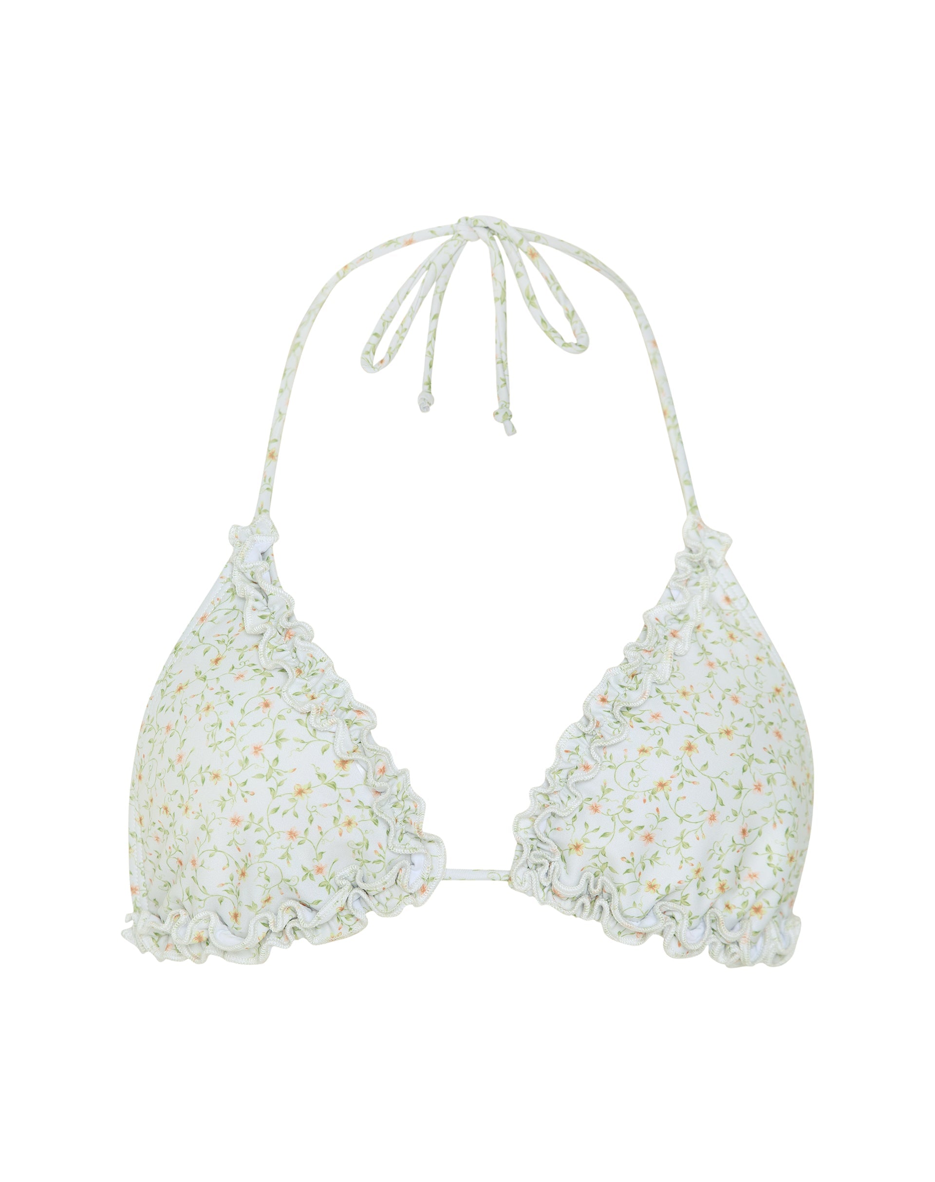 Imagen del sujetador de bikini Pandya en Pretty Petal Ivory