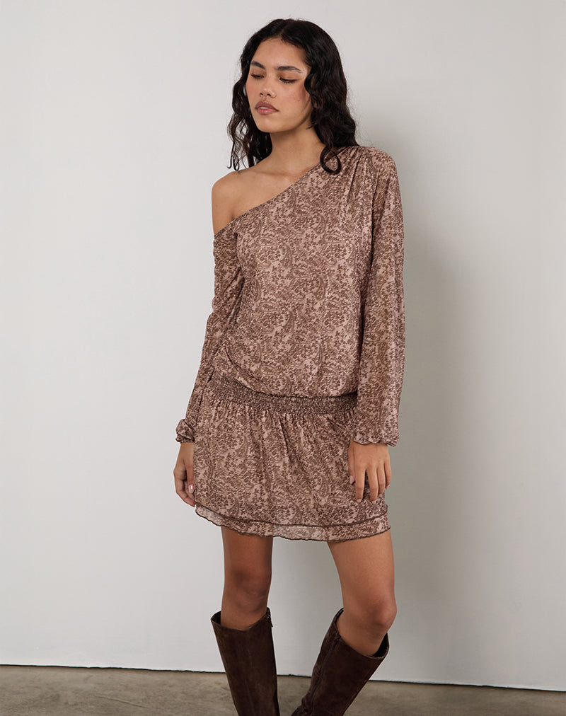 Imagen de Papinka Vestido en Malla Vintage Paisley Rosa