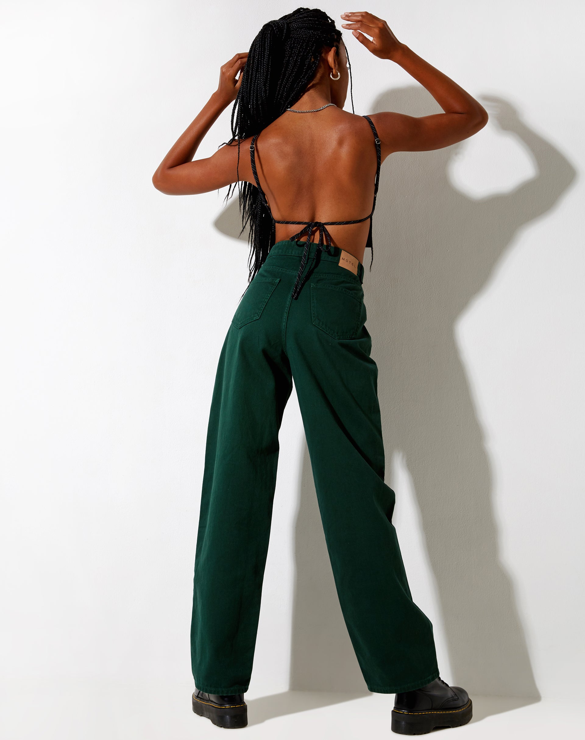 Imagen de Parallel Jeans en verde bosque