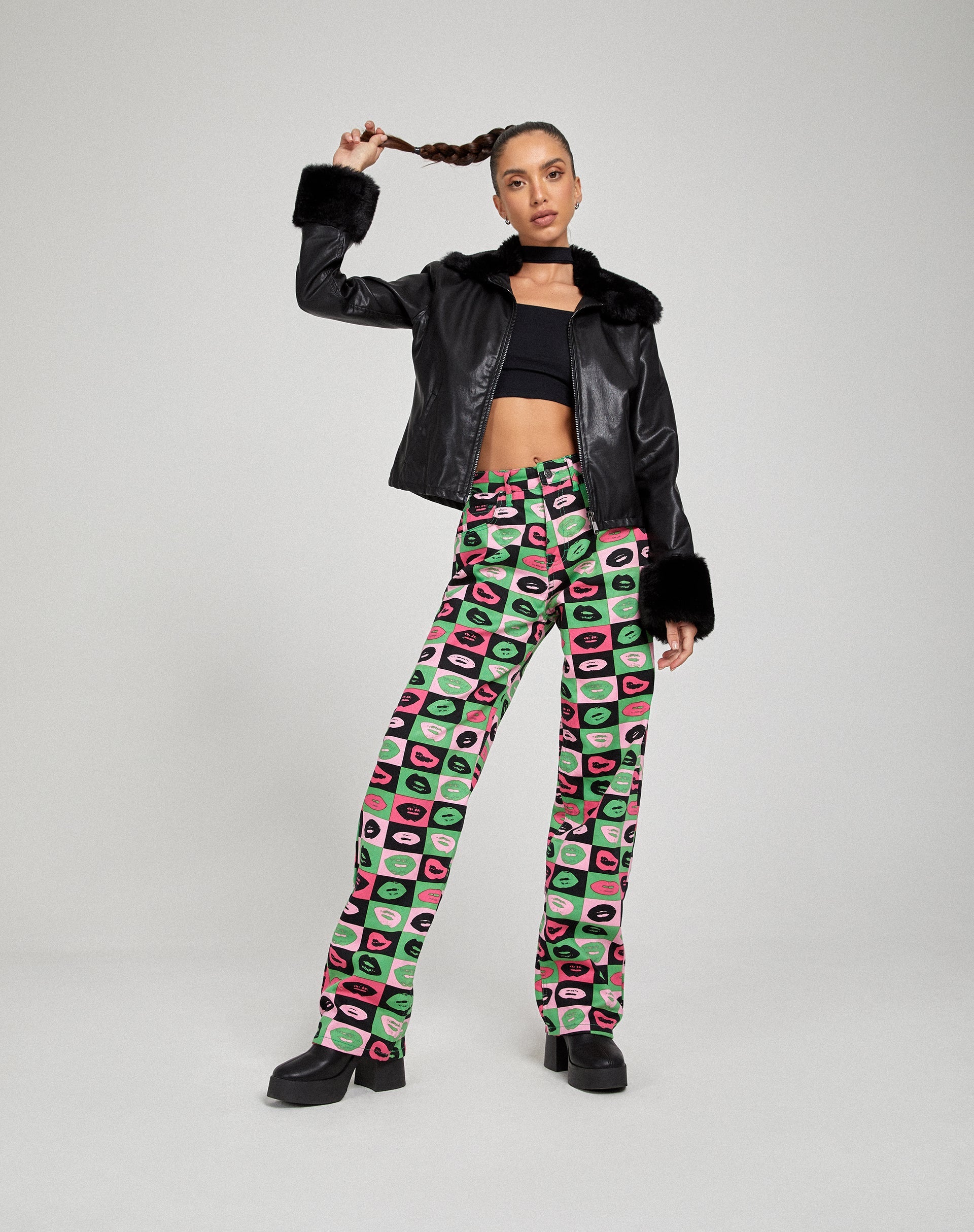 imagen de Parallel Jeans en Lips Green