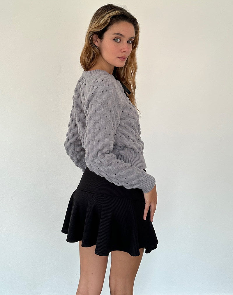 Imagen del cárdigan Paulette Gris claro