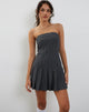 Imagen de Payoda Minivestido a rayas gris