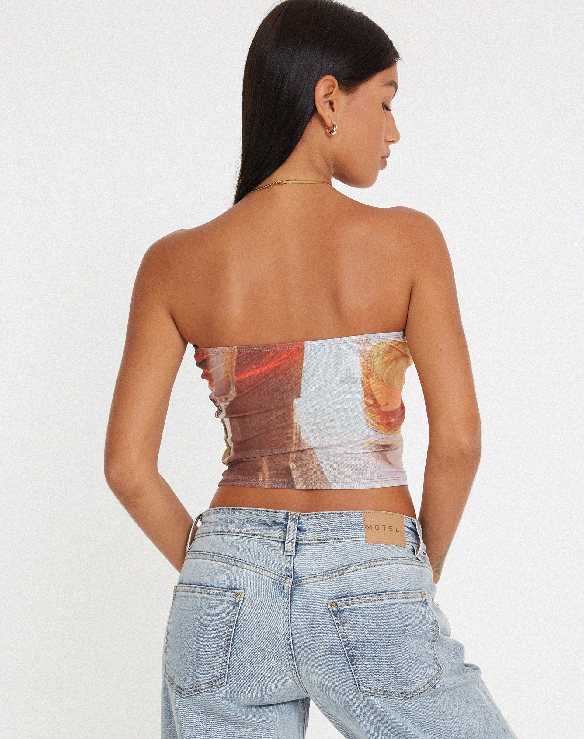 imagen de Peggy Bandeau Top en Fruit Photoprint