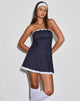 Imagen de Pramuda Bandeau Mini Dress in Indigo Chambray