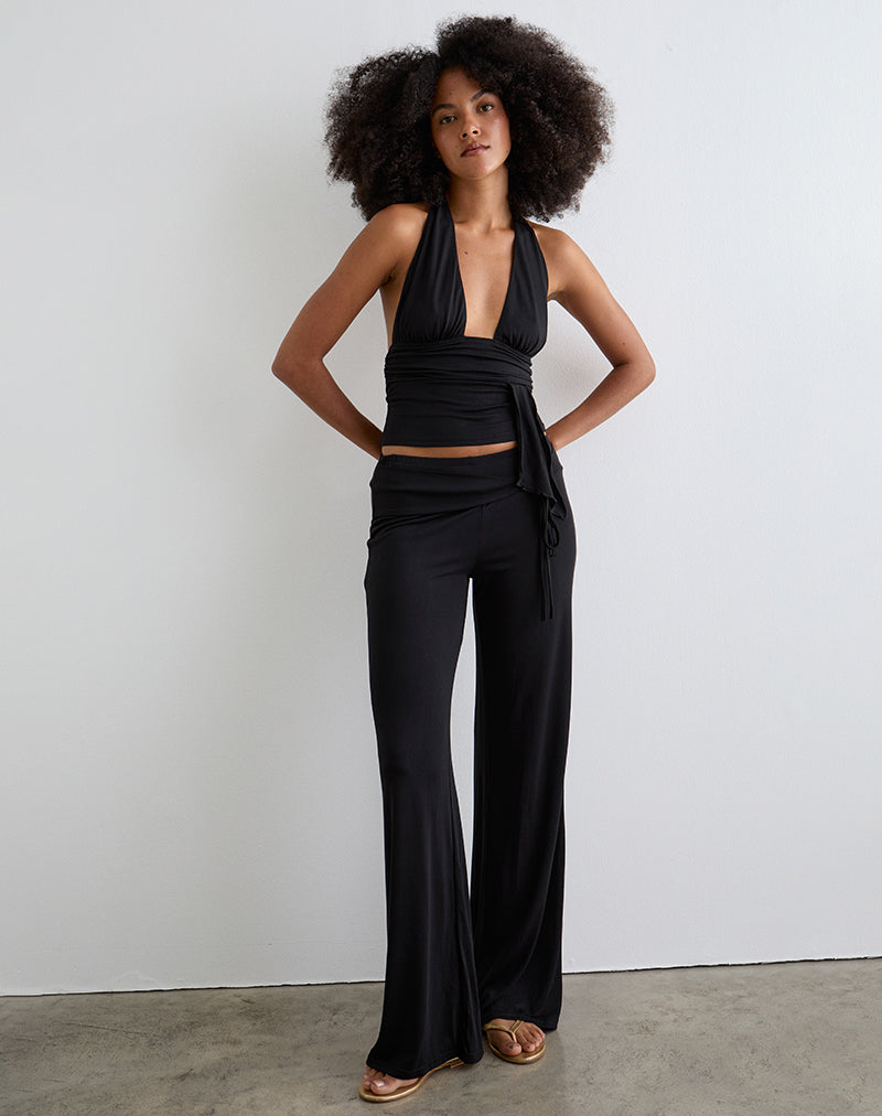 Imagen de Donata Pantalón negro con cinturón