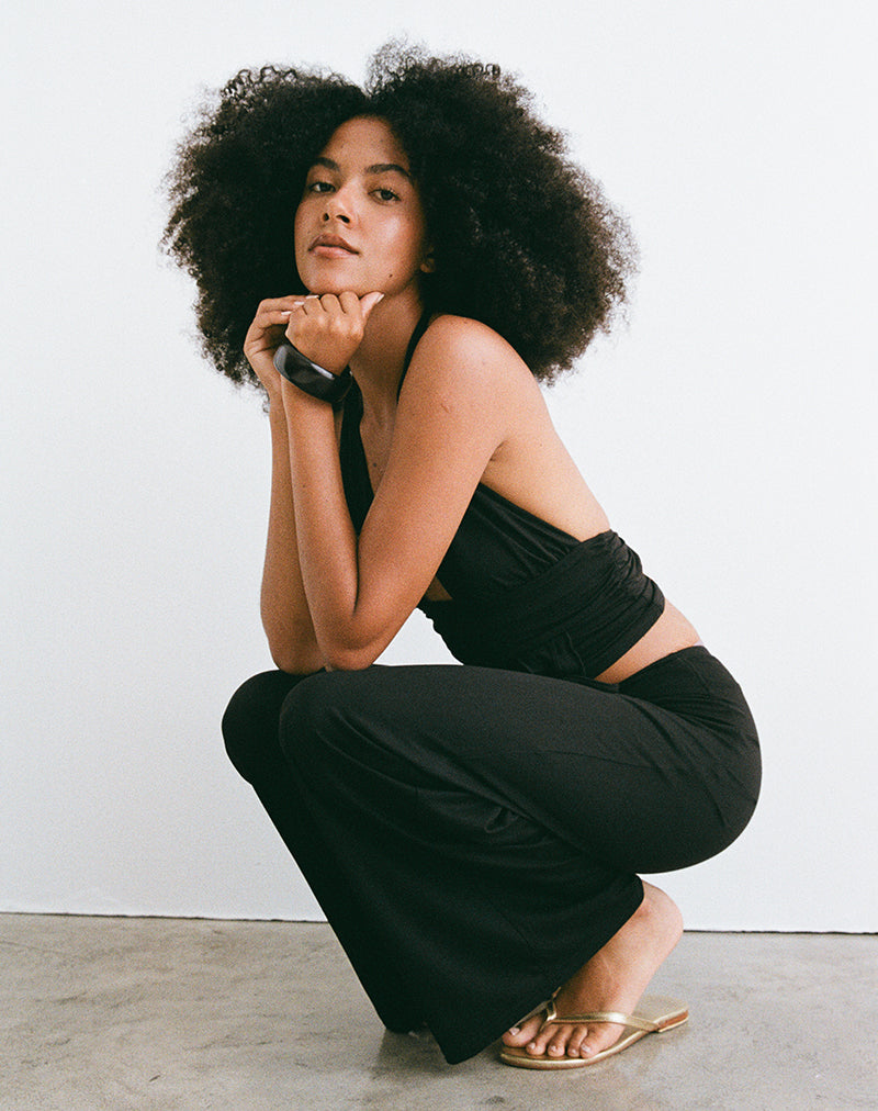 Imagen de Donata Pantalón negro con cinturón