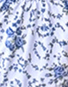 Cadena de flores azules