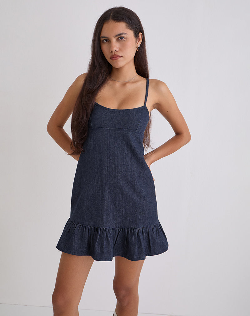 Imagen de Pamina Mini Dress in Denim Indigo