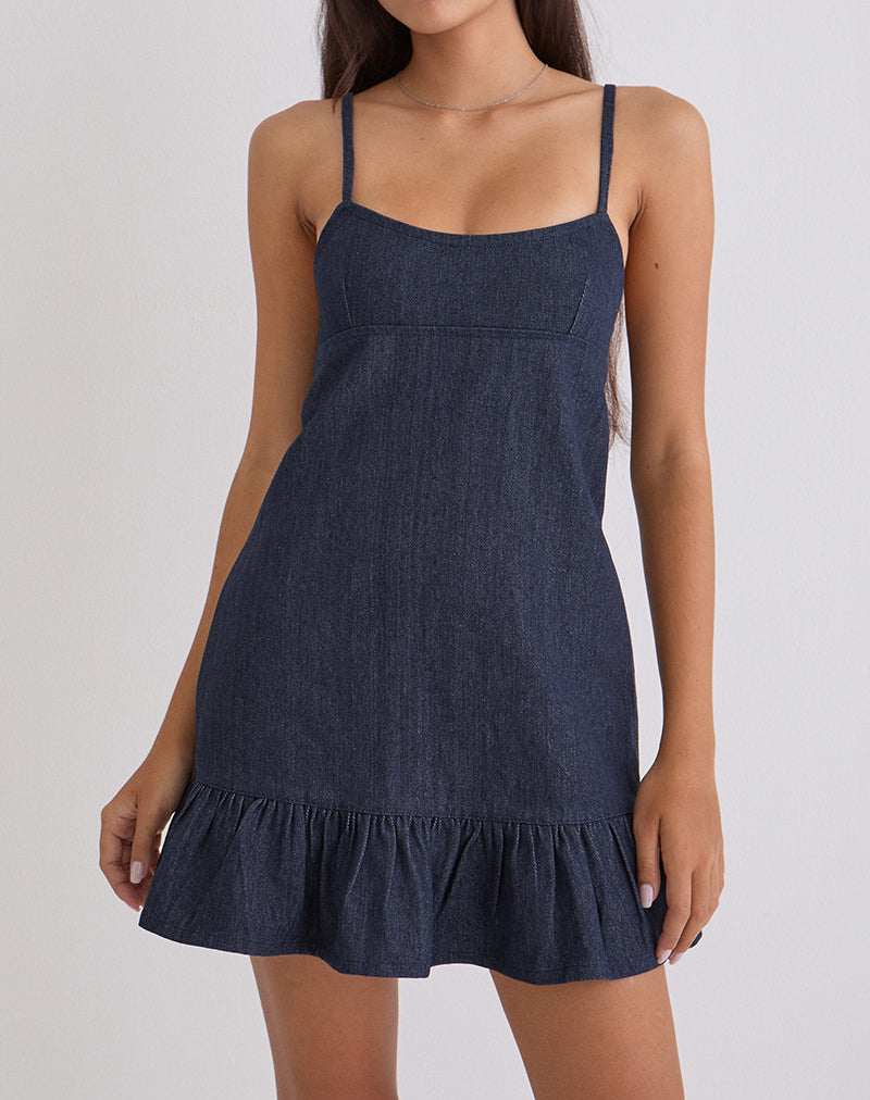 Imagen de Pamina Mini Dress in Denim Indigo