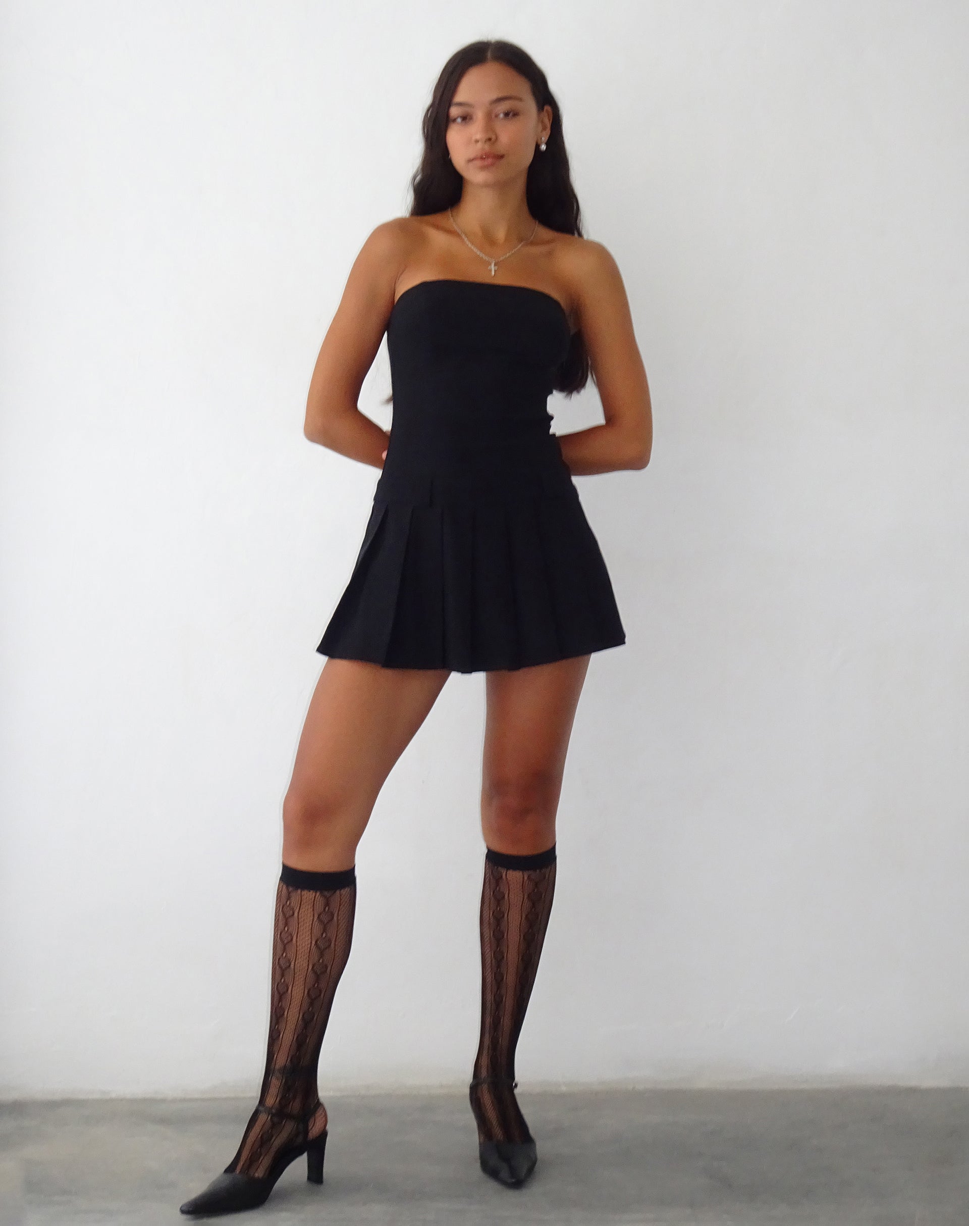 Imagen de Payoda Bandeau Mini Dress in Black
