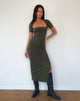 Imagen de Quala Midi Dress in Olive