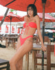 Imagen del sujetador de bikini Racola rojo escarlata