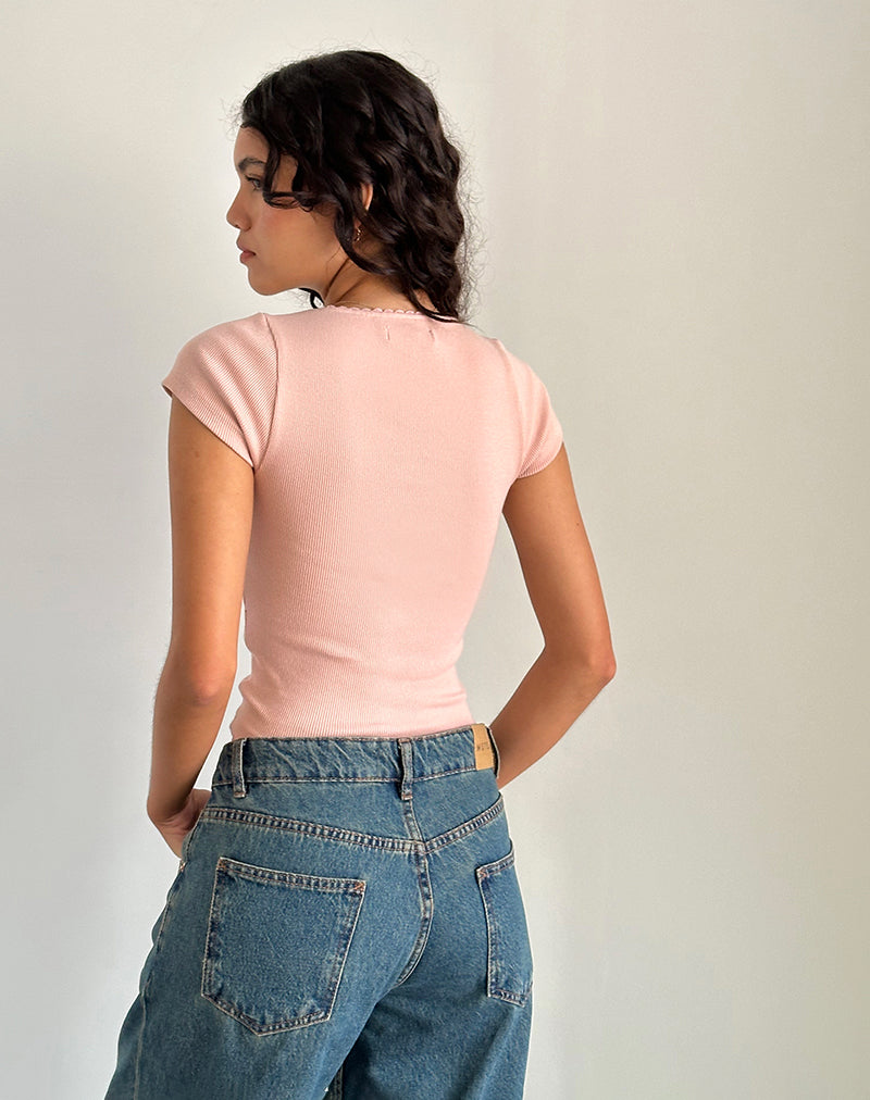 Imagen de Rada Top en Rib Pink Lady