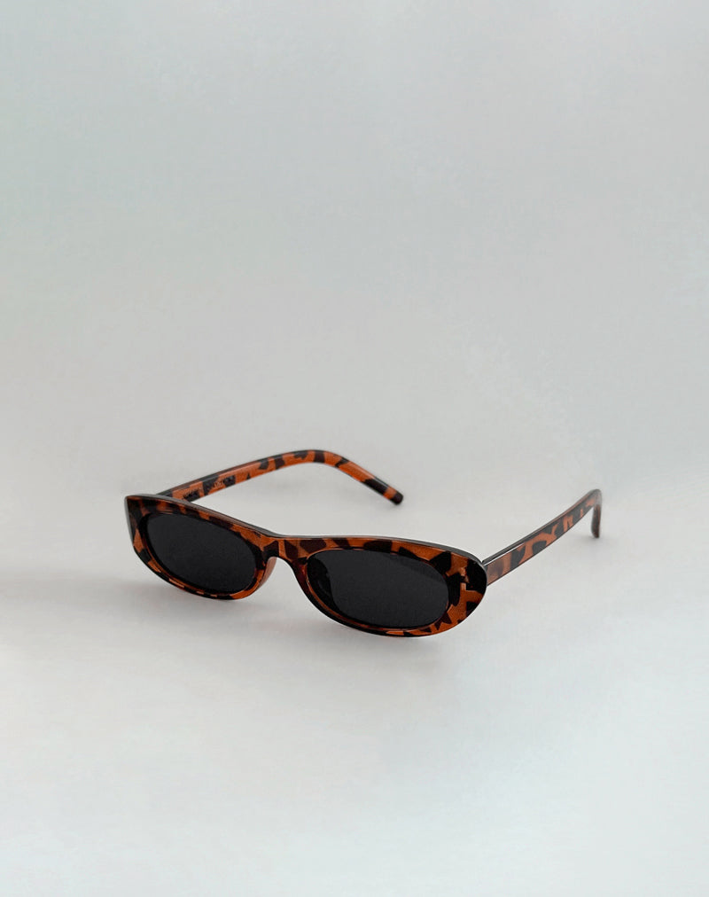 Imagen de las gafas de sol rectangulares Radiata en carey