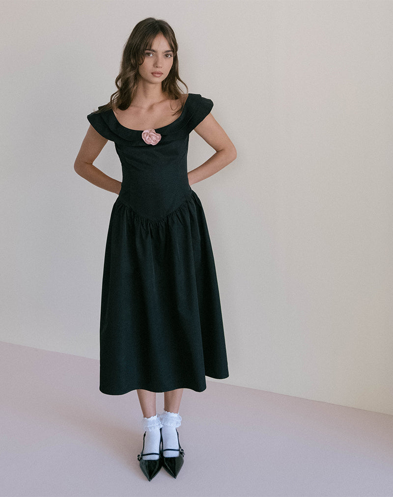 Vestido Midi Radovan Negro