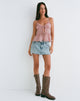 Imagen de Raeya Tie Front Cami Top in Chiffon Pink