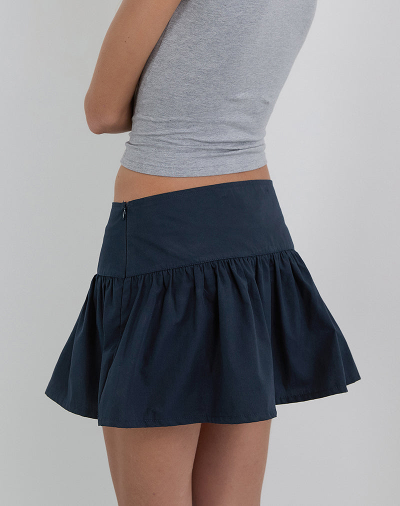 Imagen de la falda Rafta en azul marino oscuro