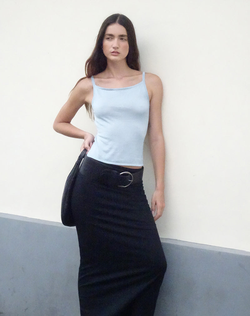 Chaleco Raiya en azul bebé