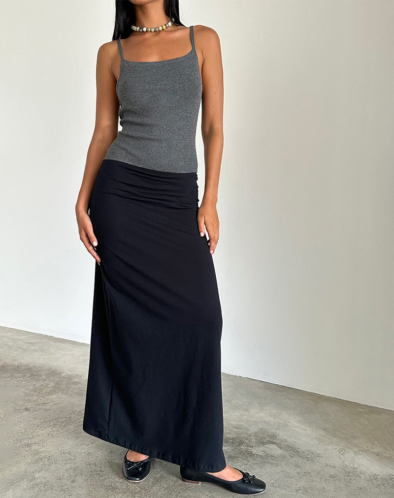 Imagen de Liana Maxi Falda en Negro