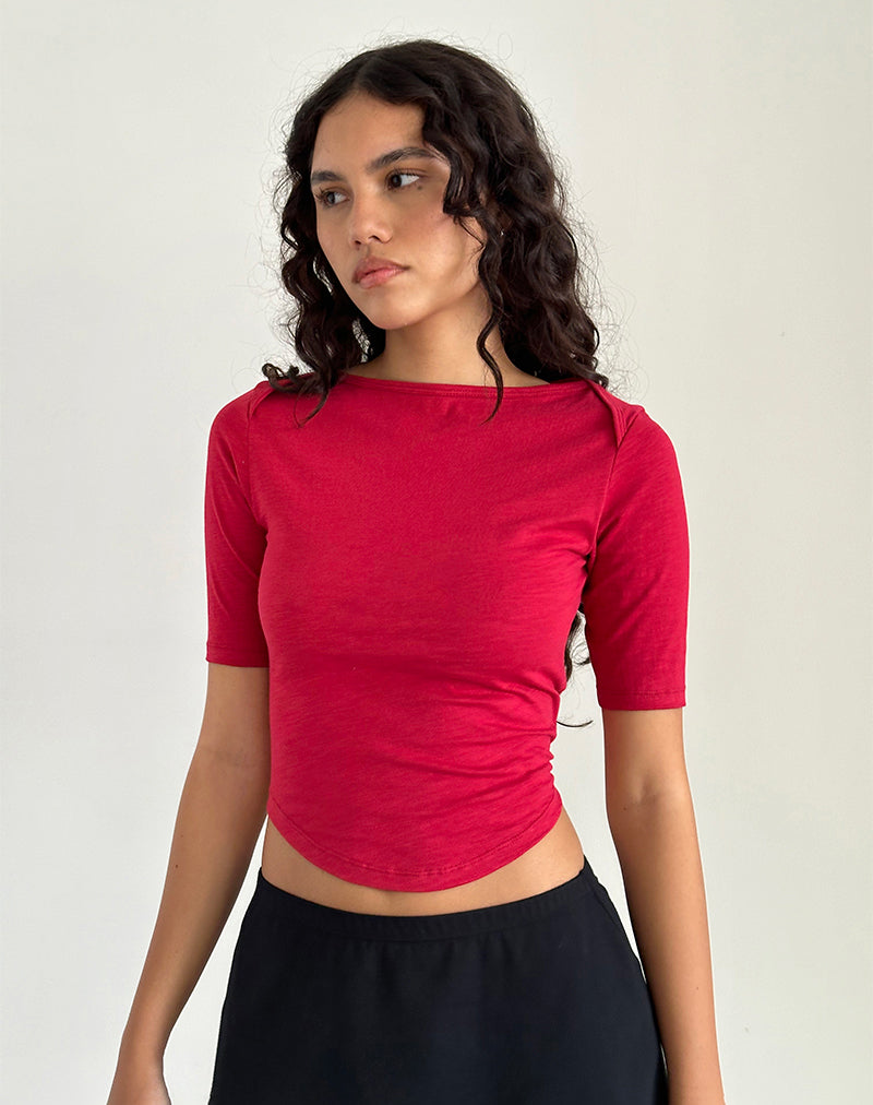 Camiseta de manga corta Ralda de Adrenaline Red