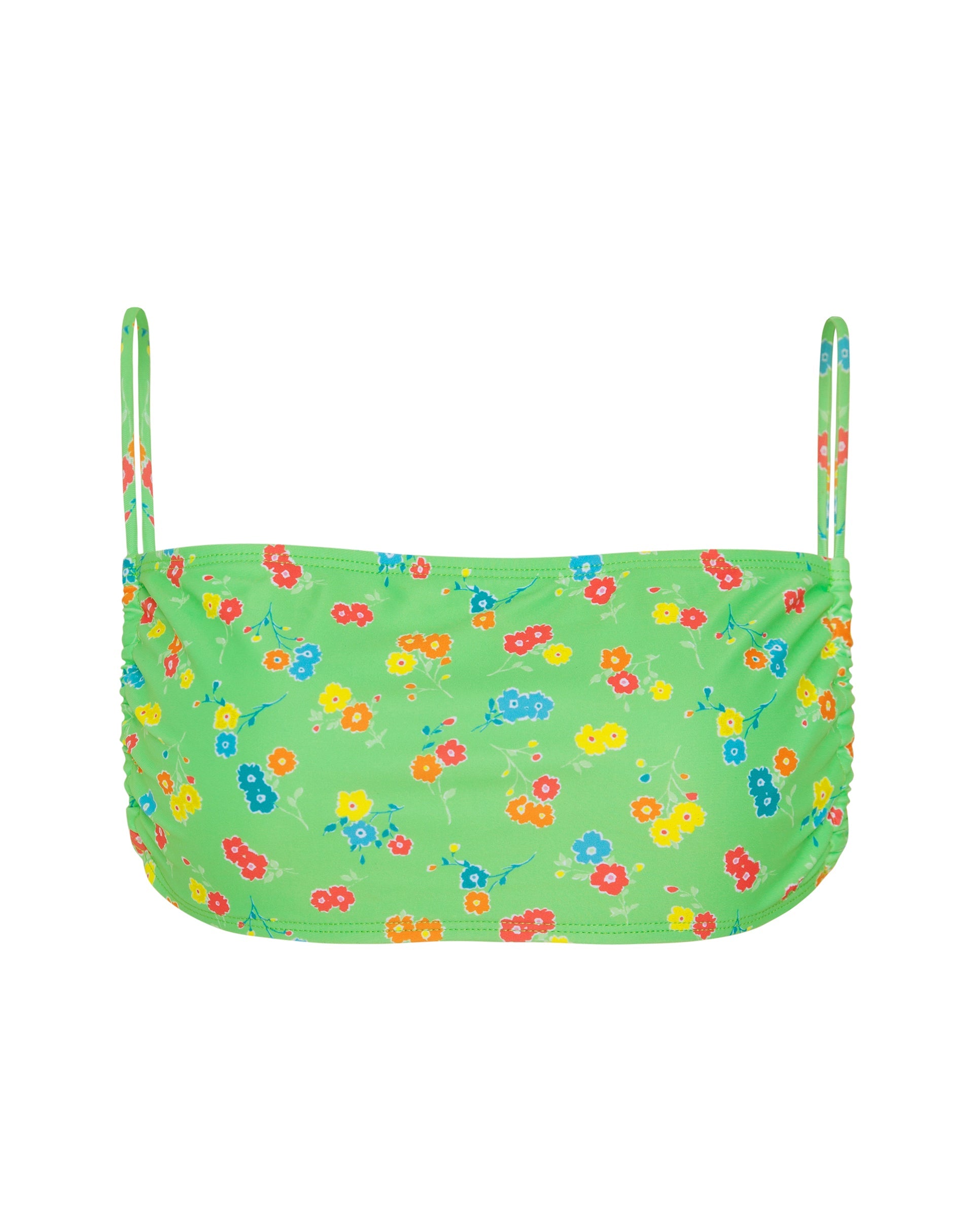 Imagen del sujetador de bikini Reema en verde floral