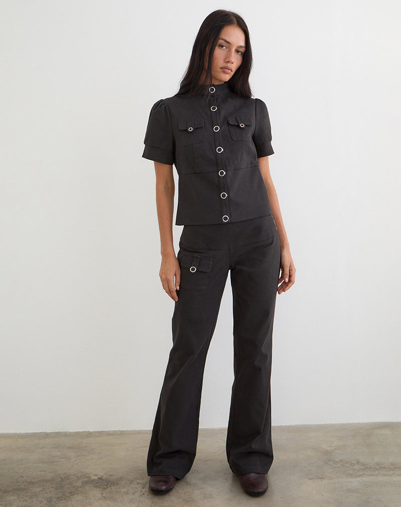 Imagen del pantalón Alora Pocket en gris oscuro