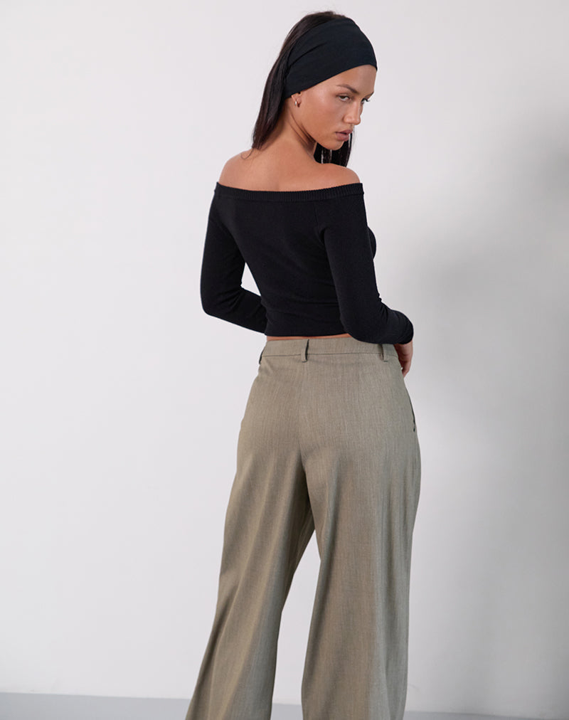 Imagen de Renie Bardot Top de punto negro