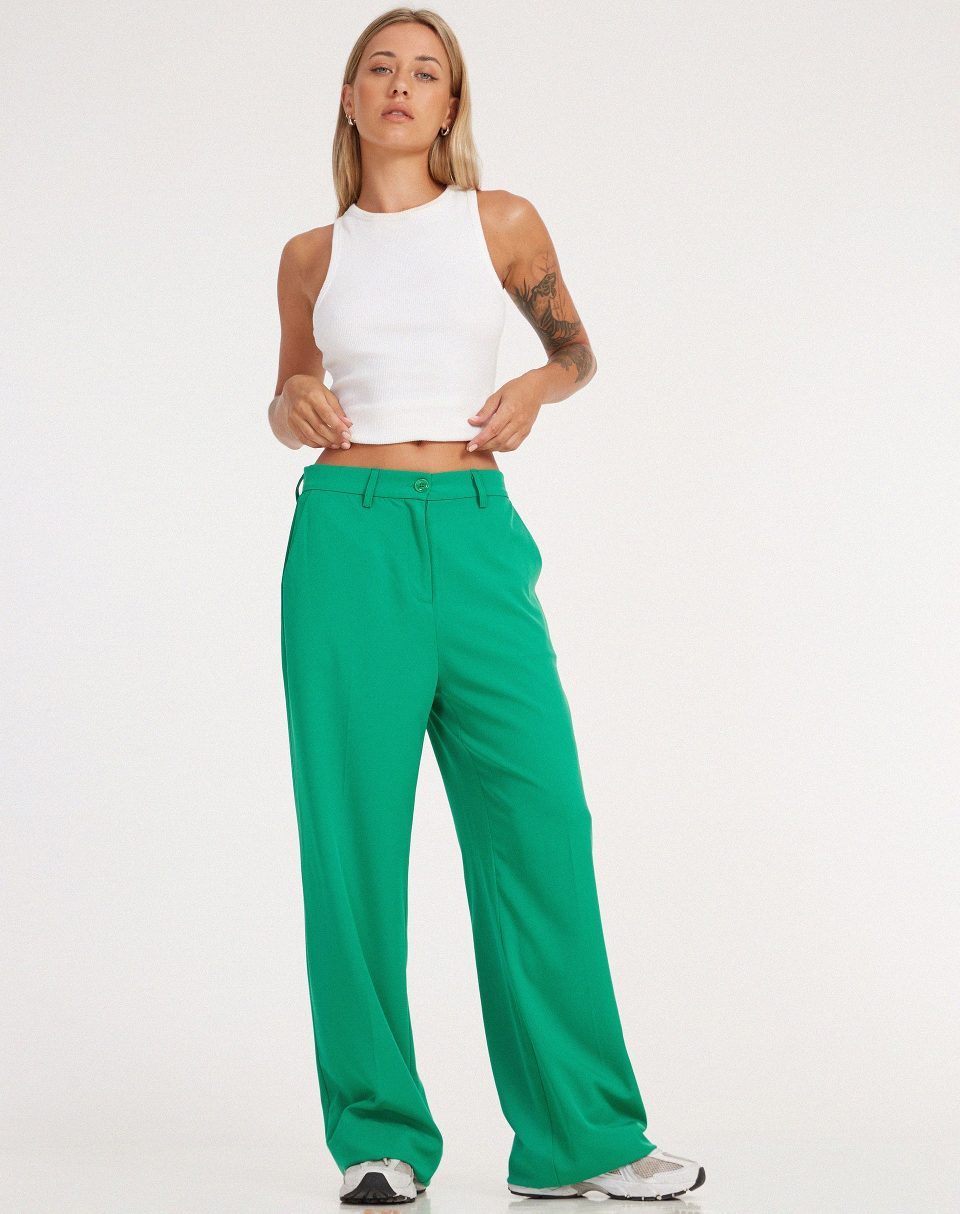 imagen del pantalón Abba en Tailoring Green
