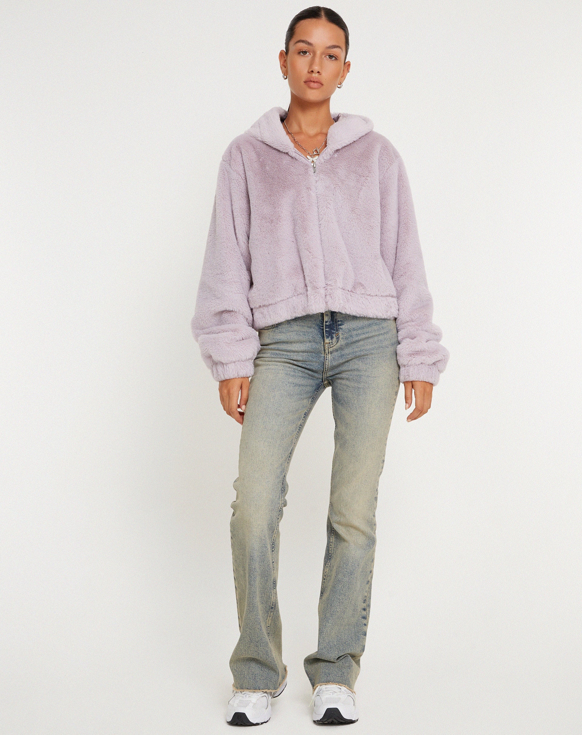Imagen de Banowa Zip Up Jacket in Lilac