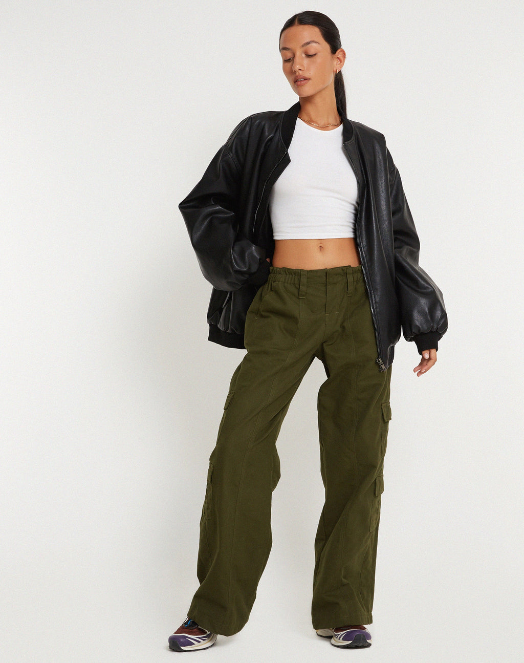Pantalón Cargo Hansa de Panamá Oliva Oscuro