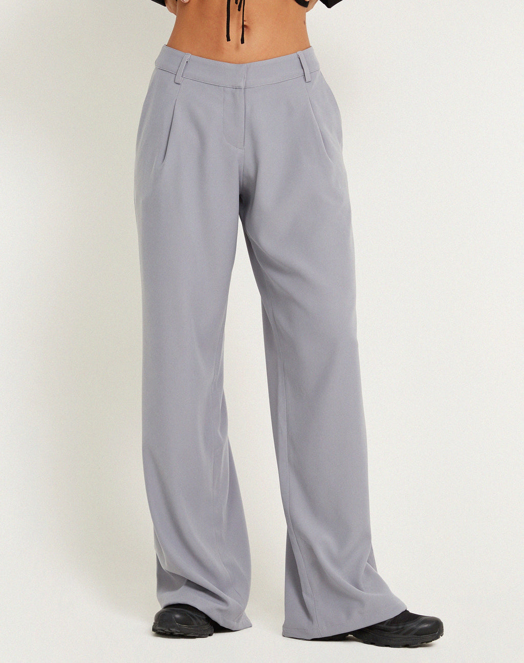 Pantalón de pata ancha Hondra en gris claro