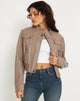 Imagen de la chaqueta Loviana en PU masilla