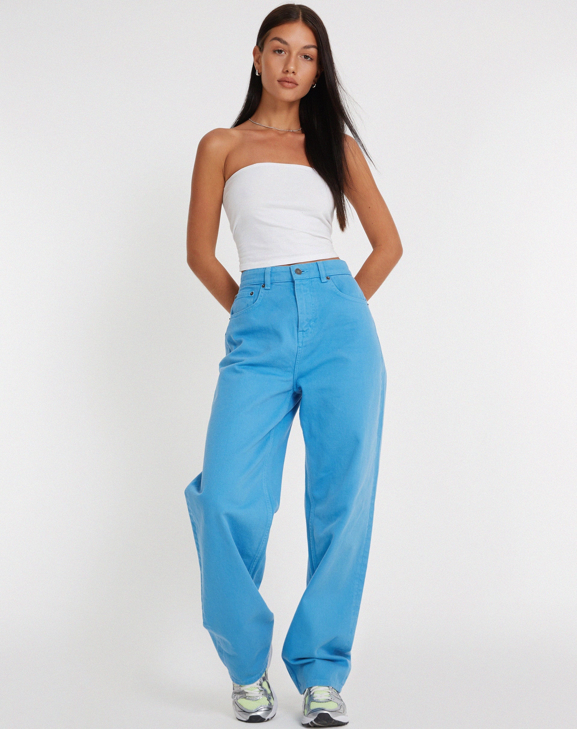 imagen de Parallel Jeans en azul celeste