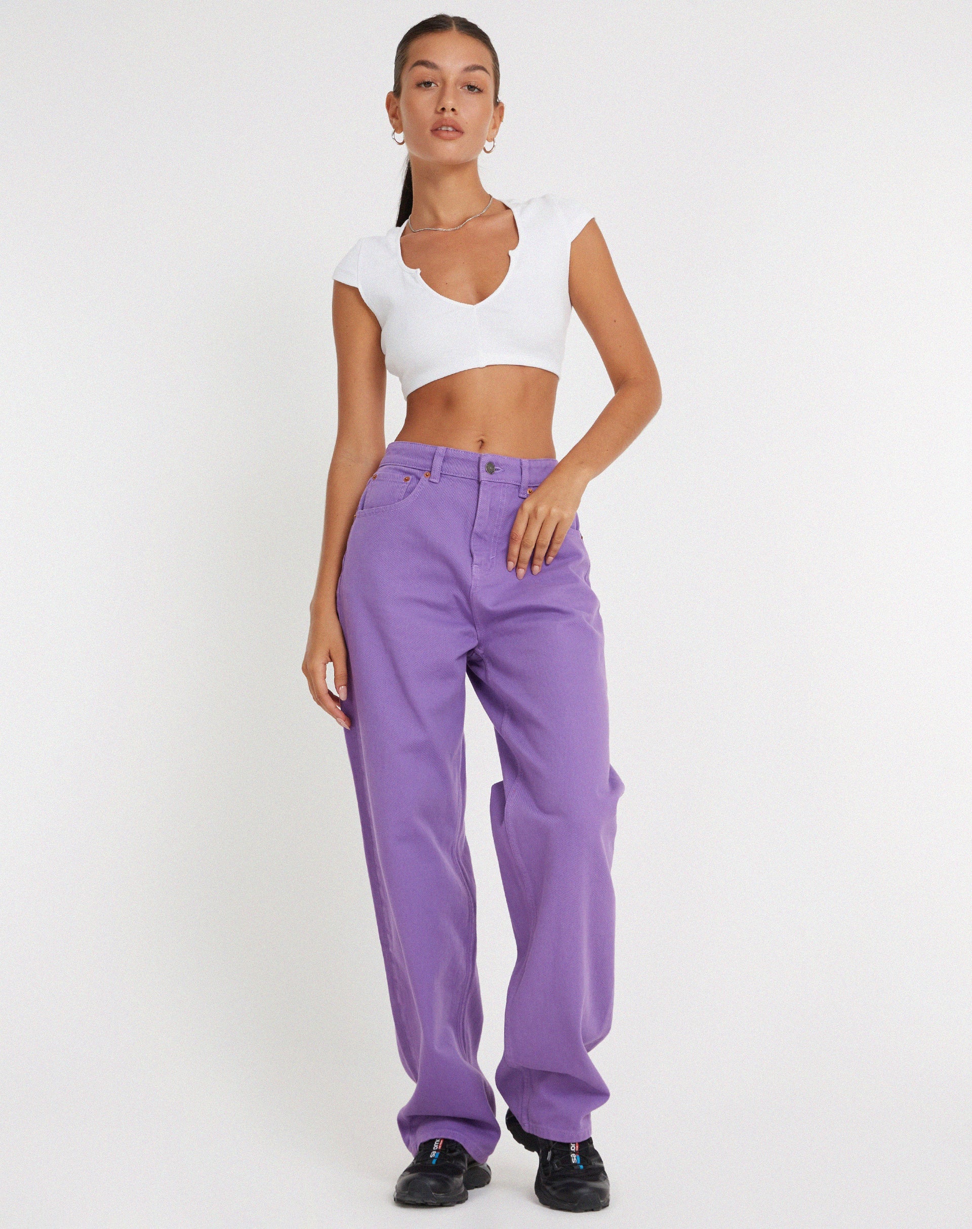 Vaqueros Parallel en morado