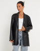 Imagen de Saken Blazer en Pu Negro